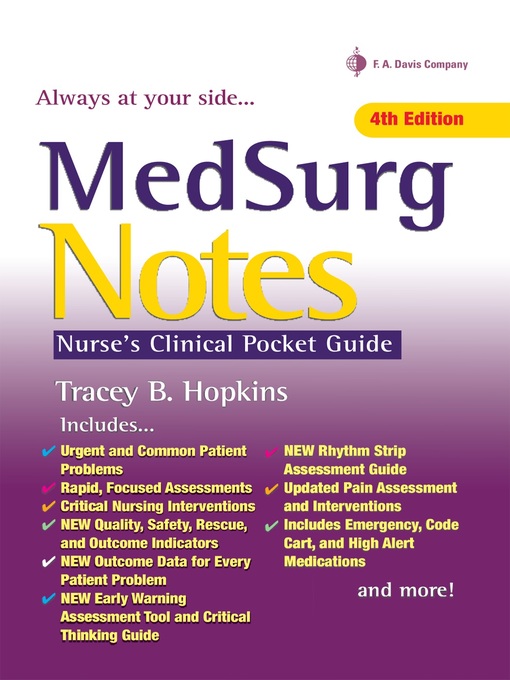 Title details for Med Surg Notes by Tracey Hopkins - Available